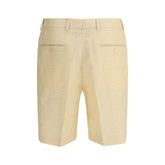 Shorts de linho Fendi